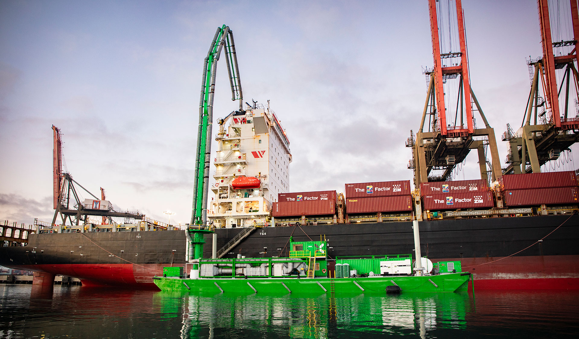 Reducing pollution from ships in port: a new idea